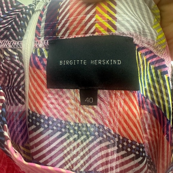 Brigitte Herskind Nessa Multicolor Striped Midi Skirt - Picture 5 of 9